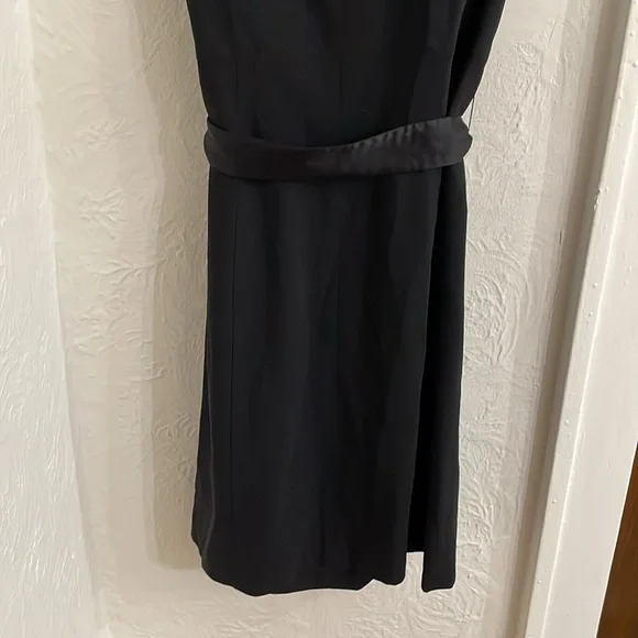 AKRIS PUNTO Women's Sleeveless Sheath Dress Size 10 In Black